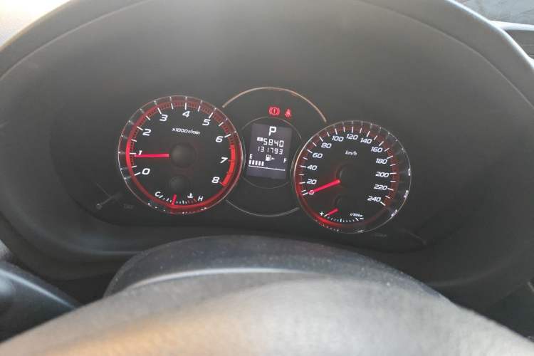 Used Subaru Forester 2011 2.5XS Automatic Luxury Edition Odometer Close Up