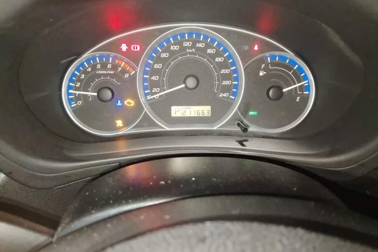 Used Subaru Forester 2011 2.5XS Automatic Luxury Edition Odometer Close Up