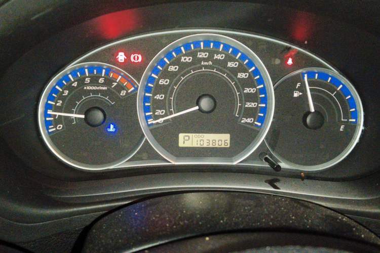 Used Subaru Forester 2011 2.5XS Automatic Luxury Edition Odometer Close Up
