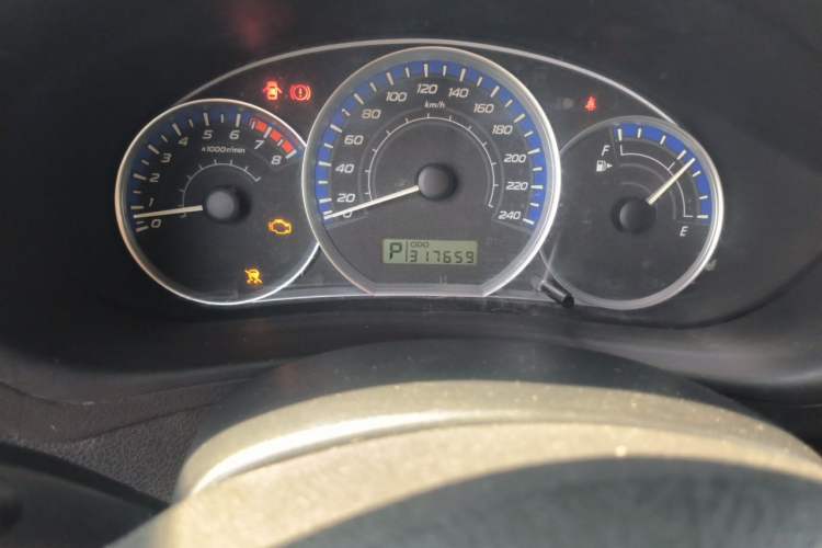 Used Subaru Forester 2011 2.5XS Automatic Luxury Edition Odometer Close Up