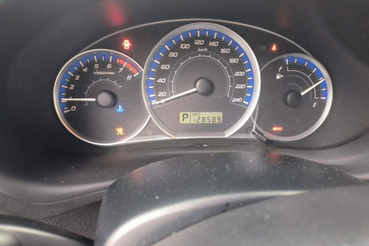 Used Subaru Forester 2011 2.5XS Automatic Luxury Edition Odometer Close Up