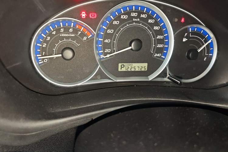 Used Subaru Forester 2011 2.5XS Automatic Deluxe Navigation Edition Odometer Close Up