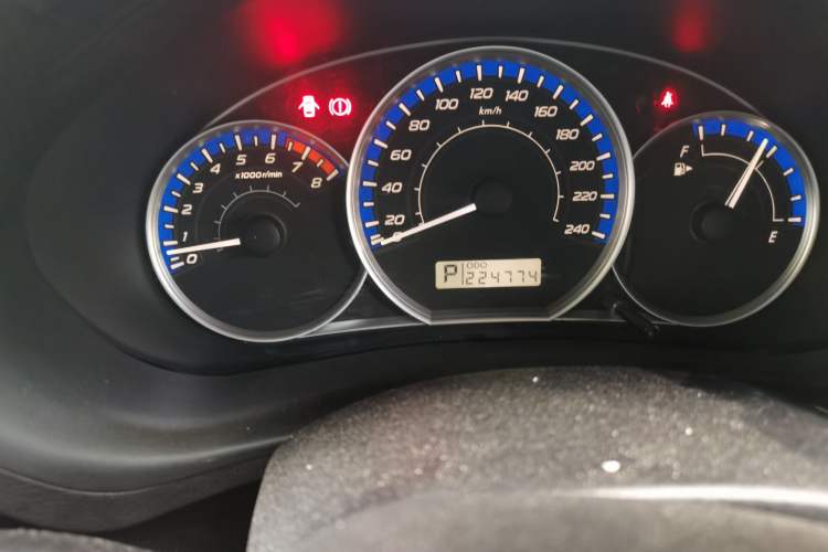 Used Subaru Forester 2011 2.5XS Automatic Luxury Edition Odometer Close Up