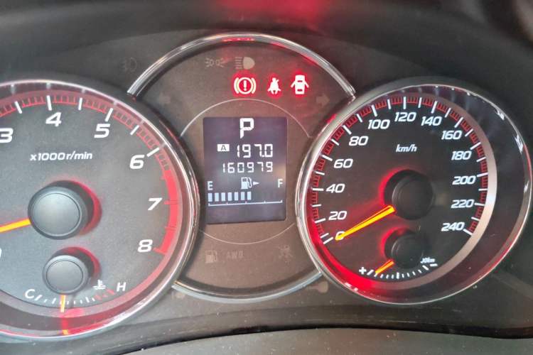 Used Subaru Forester 2011 2.5XS Automatic Luxury Edition Odometer Close Up