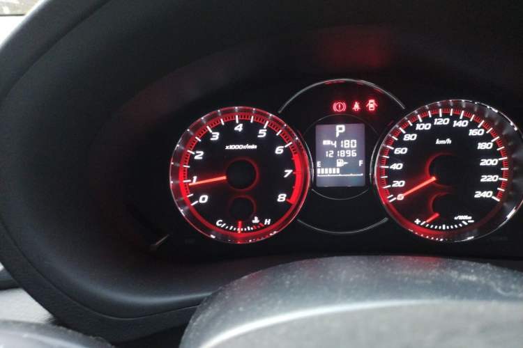 Used Subaru Forester 2011 2.5XS Automatic Deluxe Navigation Edition Odometer Close Up