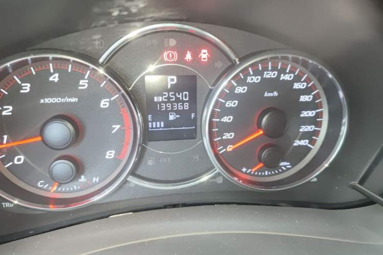 Used Subaru Forester 2011 2.5XS Automatic Luxury Edition Odometer Close Up
