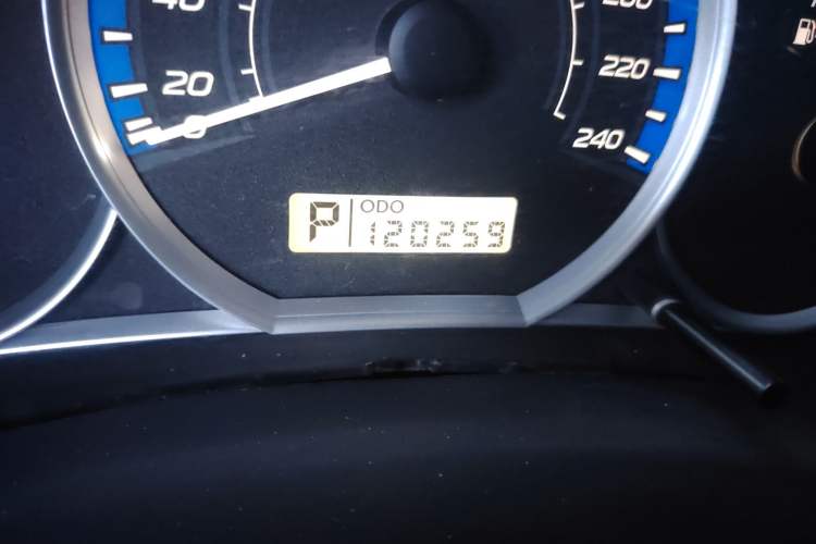 Used Subaru Forester 2011 2.5XS Automatic Luxury Edition Odometer Close Up