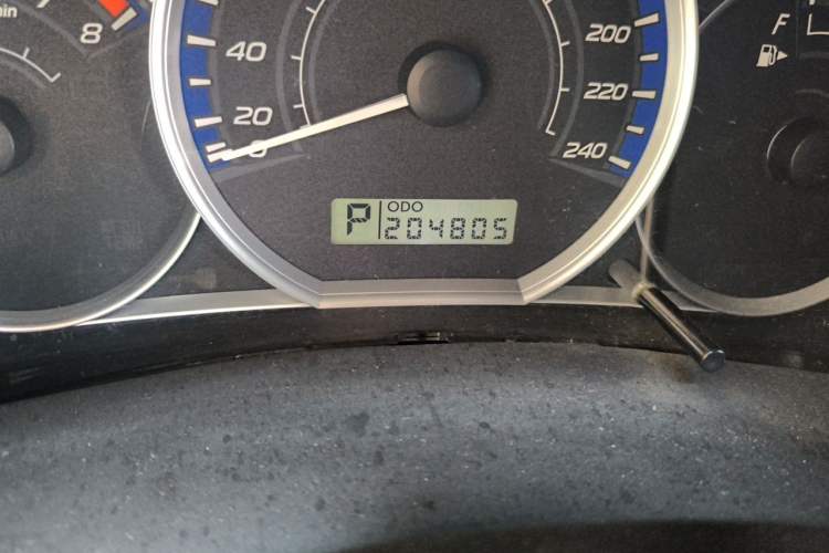 Used Subaru Forester 2011 2.0 XS Automatic Comfort Edition Odometer Close Up