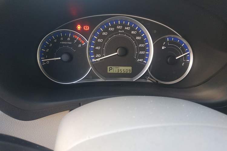 Used Subaru Forester 2011 2.5XS Automatic Luxury Edition Odometer Close Up