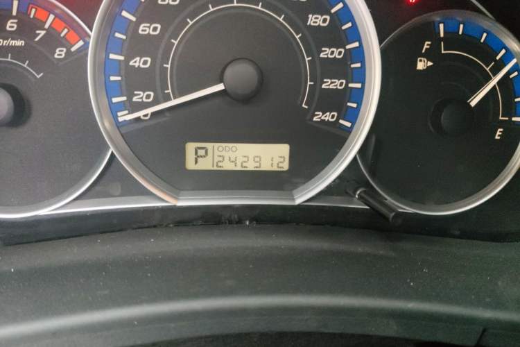 Used Subaru Forester 2011 2.5XS Automatic Luxury Edition Odometer Close Up