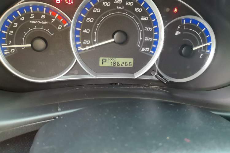 Used Subaru Forester 2011 2.5XS Automatic Luxury Edition Odometer Close Up