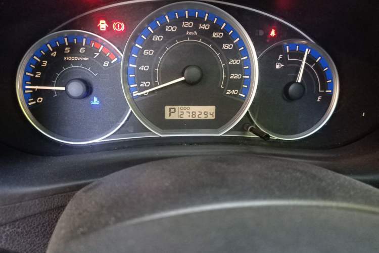 Used Subaru Forester 2011 2.5XS Automatic Luxury Edition Odometer Close Up