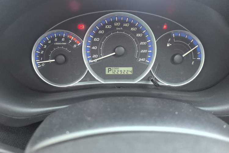 Used Subaru Forester 2011 2.5XS Automatic Luxury Edition Odometer Close Up