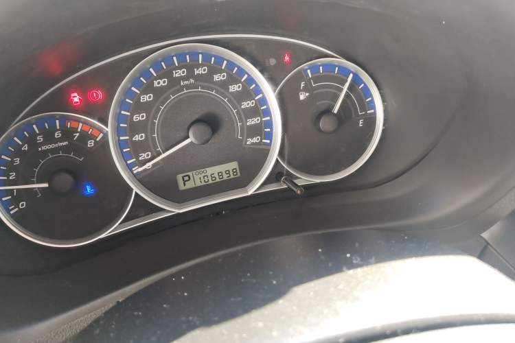 Used Subaru Forester 2011 2.5XS Automatic Luxury Edition Odometer Close Up