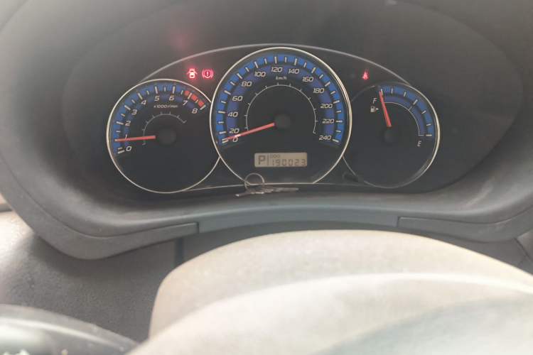 Used Subaru Forester 2011 2.5XS Automatic Luxury Edition Odometer Close Up