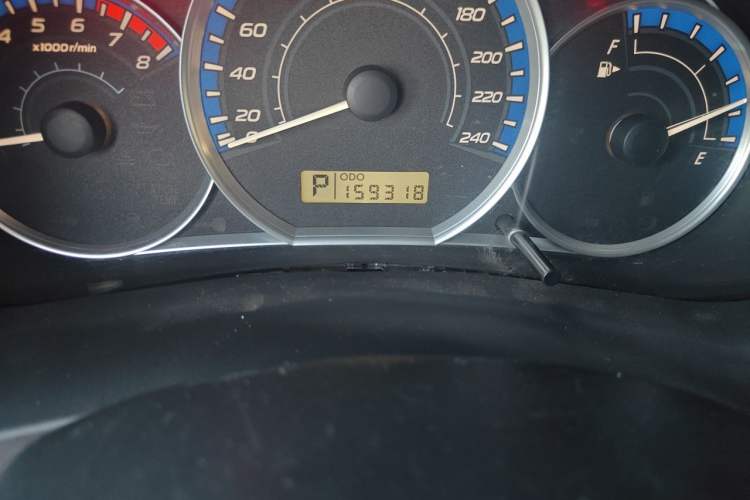 Used Subaru Forester 2011 2.5XS Automatic Luxury Edition Odometer Close Up