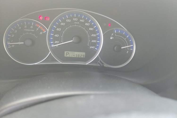 Used Subaru Forester 2011 2.5XS Automatic Deluxe Navigation Edition Odometer Close Up
