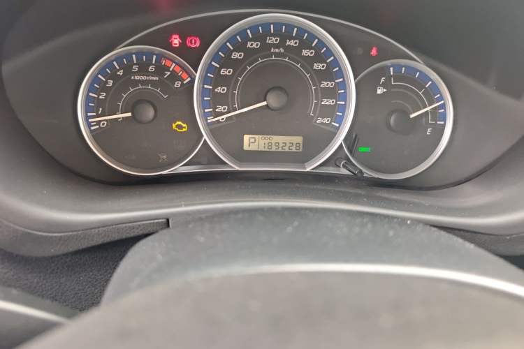 Used Subaru Forester 2011 2.5XS Automatic Luxury Edition Odometer Close Up