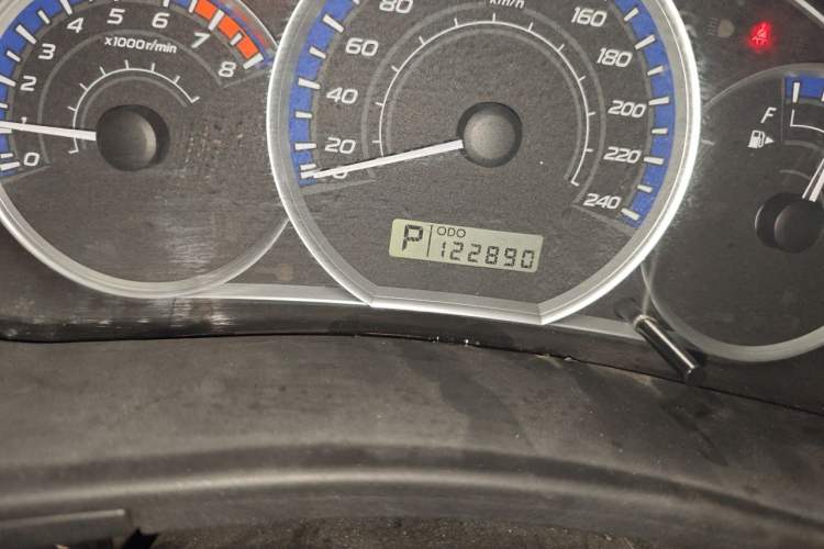 Used Subaru Forester 2011 2.0 XS Automatic Luxury Edition Odometer Close Up