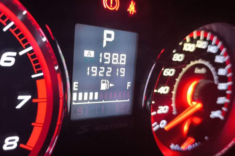Used Subaru Forester 2011 2.5T S-EDITION Automatic Luxury Edition Odometer Close Up