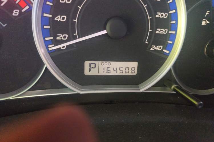 Used Subaru Forester 2011 2.5XS Automatic Luxury Edition Odometer Close Up