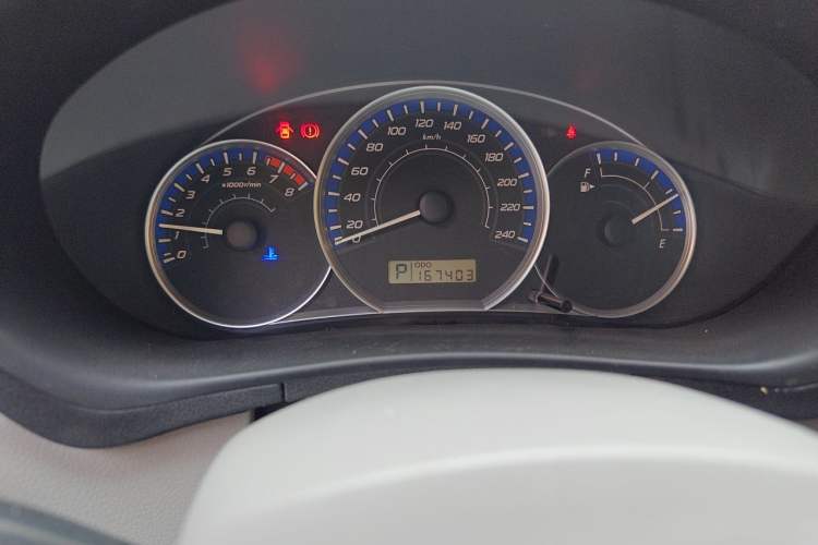 Used Subaru Forester 2011 2.5XS Automatic Luxury Edition Odometer Close Up