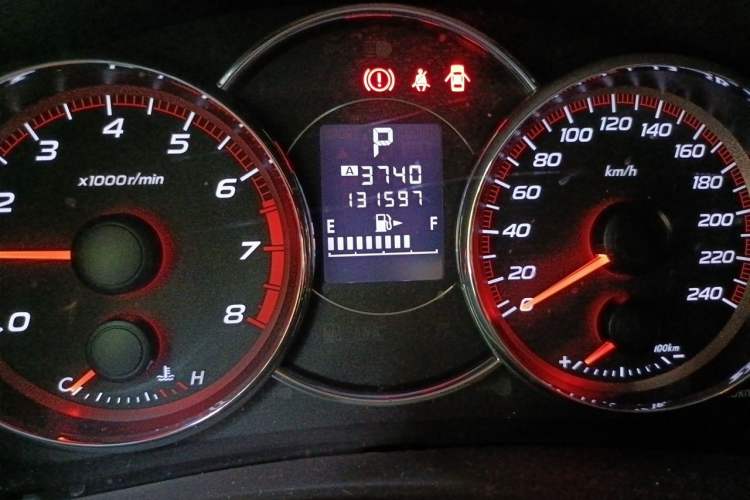 Used Subaru Forester 2012 2.5XS 15th Anniversary Sport Edition Odometer Close Up