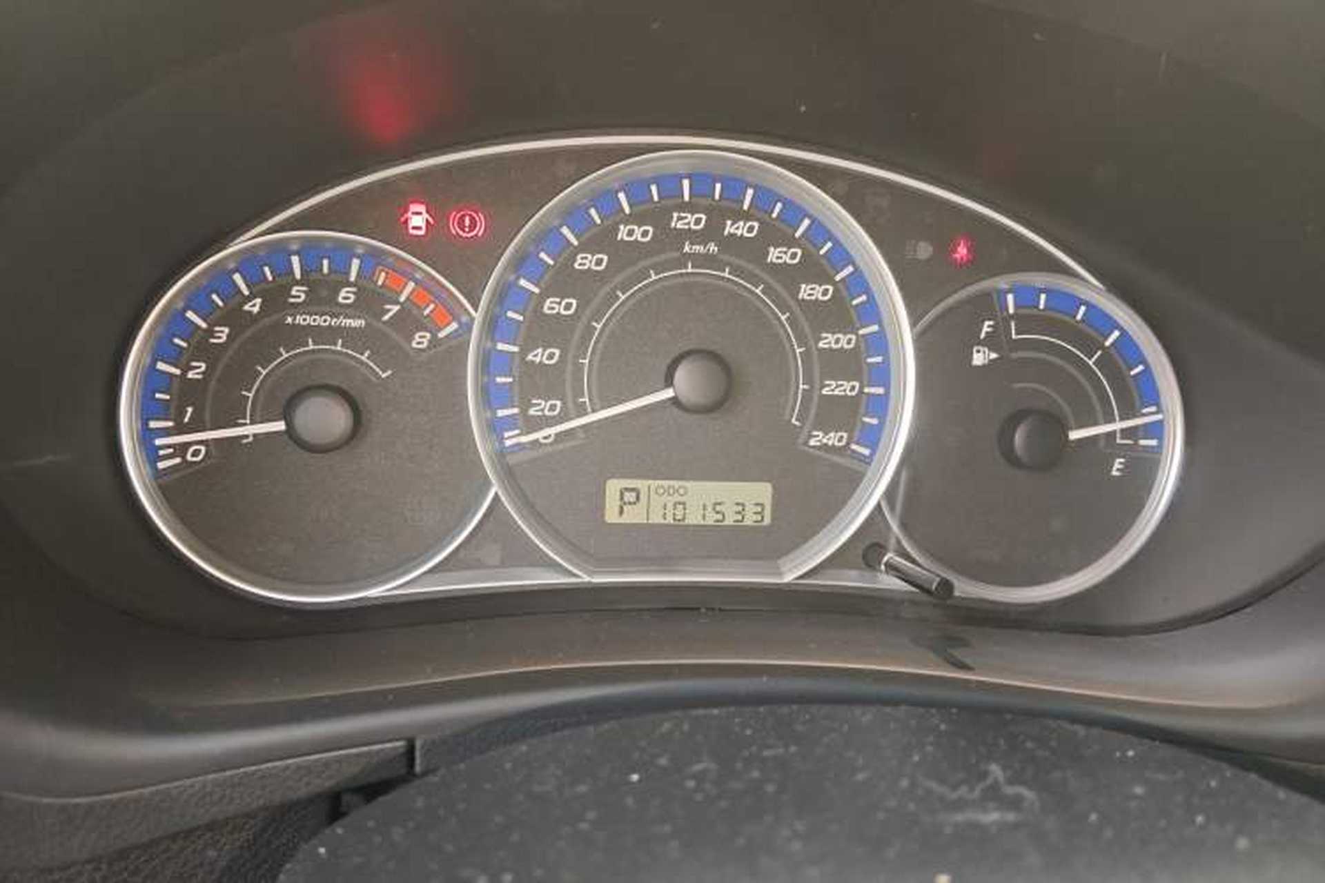 Used Subaru Forester 2012 2.5XS 15th Anniversary Sport Edition Odometer Close Up