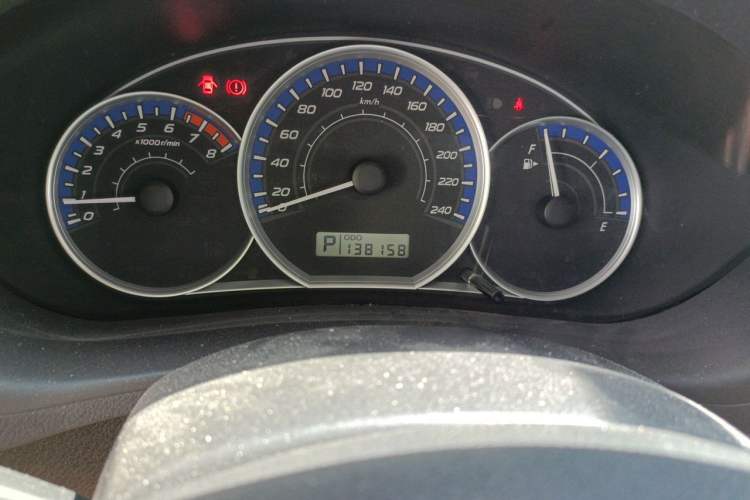 Used Subaru Forester 2012 Classic 2.5XS Automatic Luxury Edition Odometer Close Up