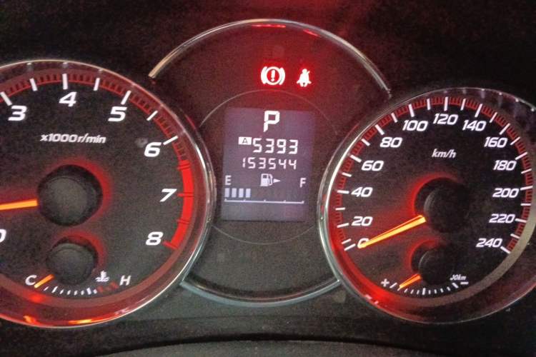 Used Subaru Forester 2012 Classic 2.5XS Automatic Luxury Edition Odometer Close Up