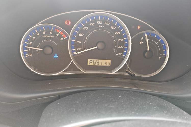 Used Subaru Forester 2012 Classic 2.5XS Automatic Luxury Edition Odometer Close Up