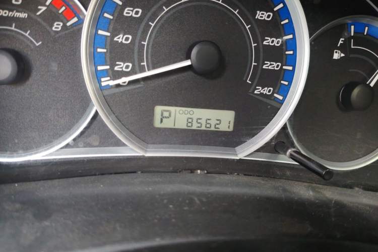 Used Subaru Forester 2012 2.5XS 15th Anniversary Deluxe Edition Odometer Close Up