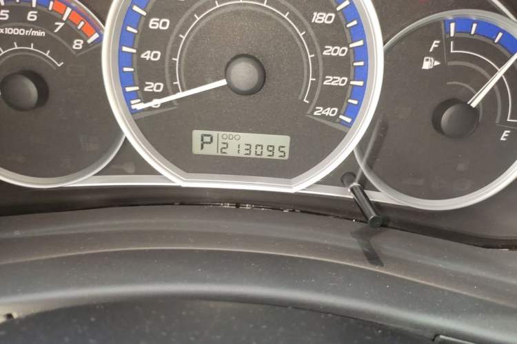 Used Subaru Forester 2012 Classic 2.0 XS Automatic Luxury Edition Odometer Close Up