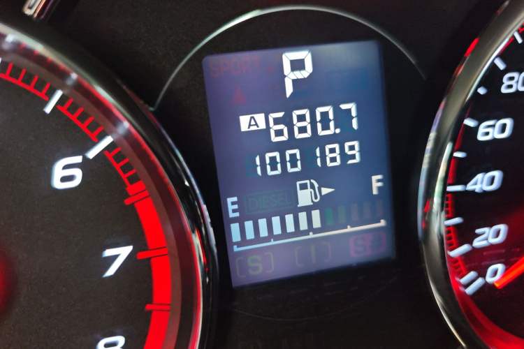 Used Subaru Forester 2012 2.5XS 15th Anniversary Deluxe Edition Odometer Close Up