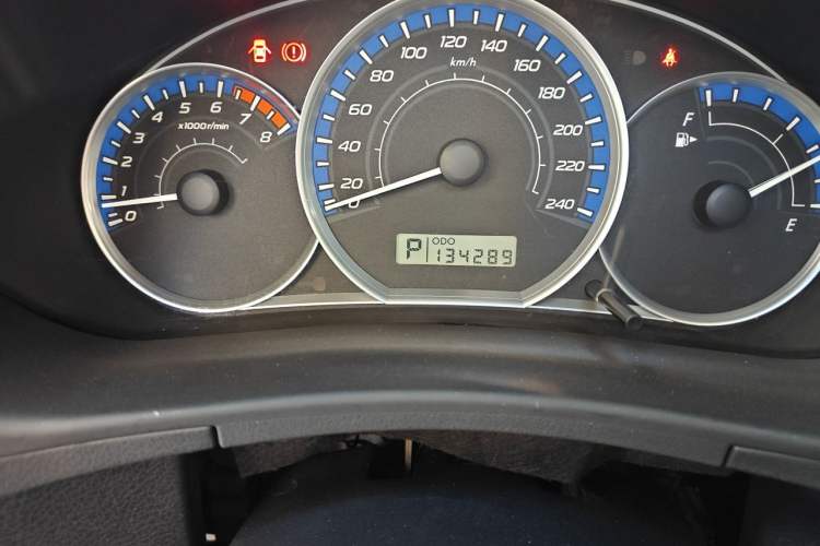 Used Subaru Forester 2012 Classic 2.5XS Automatic Luxury Edition Odometer Close Up