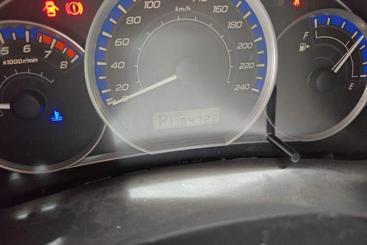 Used Subaru Forester 2012 Classic 2.5XS Automatic Deluxe Navigation Edition Odometer Close Up