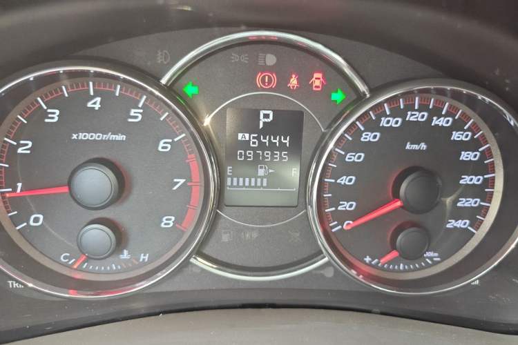 Used Subaru Forester 2012 Classic 2.5XS Automatic Sport Edition Odometer Close Up