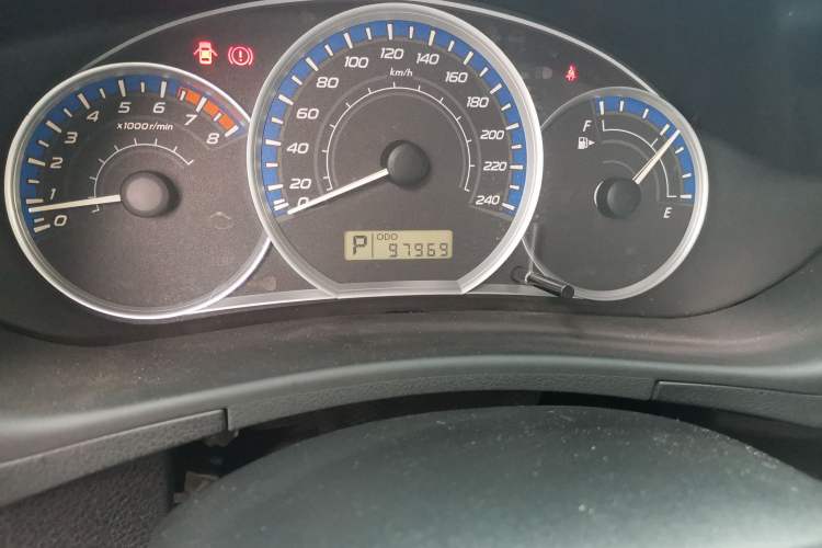 Used Subaru Forester 2012 2.5XS 15th Anniversary Deluxe Edition Odometer Close Up