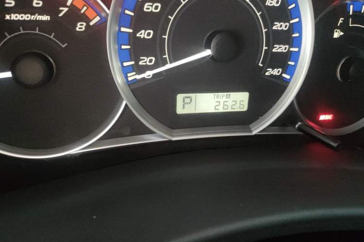 Used Subaru Forester 2012 Classic 2.5XS Automatic Luxury Edition Odometer Close Up