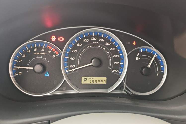Used Subaru Forester 2012 Classic 2.5XS Automatic Luxury Edition Instrument Cluster