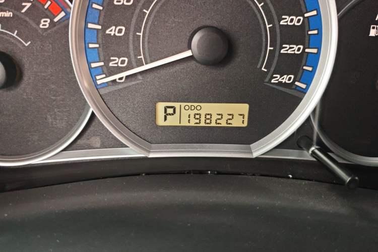 Used Subaru Forester 2012 Classic 2.5XS Automatic Luxury Edition Odometer Close Up