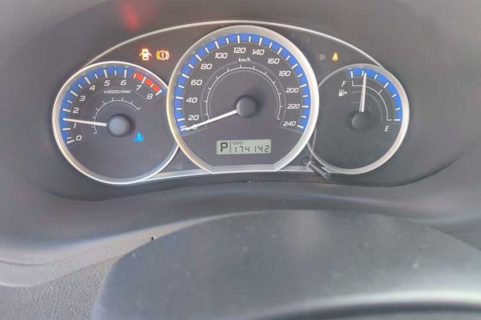 Used Subaru Forester 2012 2.5XS 15th Anniversary Deluxe Edition Odometer Close Up