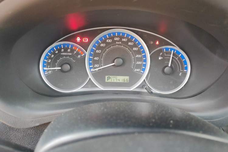 Used Subaru Forester 2012 2.5XS 15th Anniversary Deluxe Edition Odometer Close Up