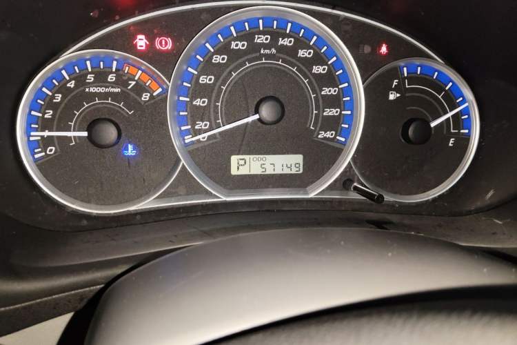 Used Subaru Forester 2012 2.5XS 15th Anniversary Deluxe Edition Odometer Close Up