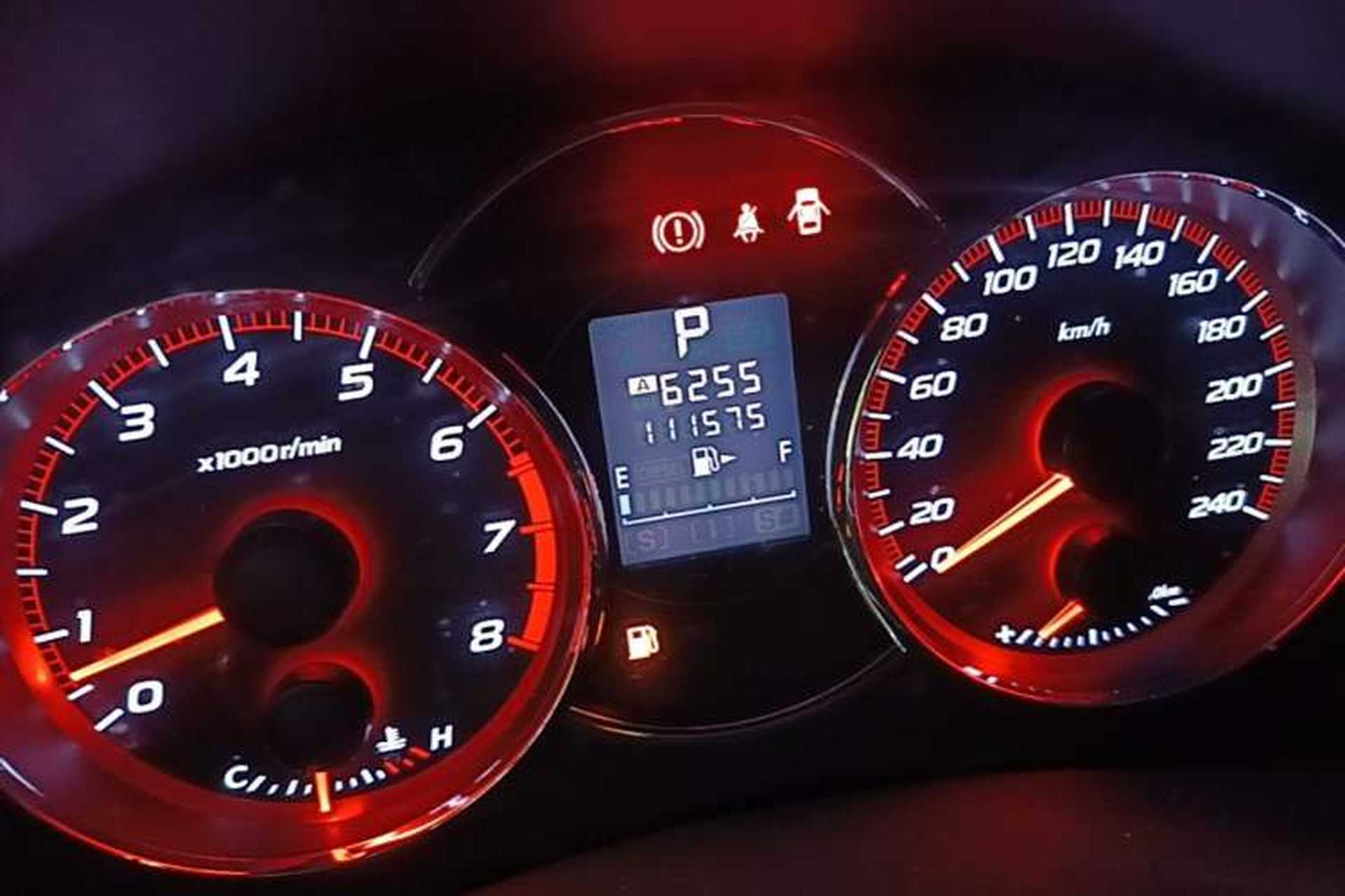 Used Subaru Forester 2012 Classic 2.5XS Automatic Luxury Edition Odometer Close Up