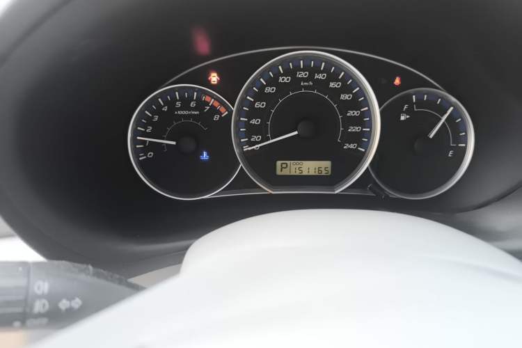 Used Subaru Forester 2012 2.5XS 15th Anniversary Deluxe Edition Odometer Close Up