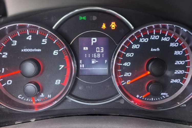 Used Subaru Forester 2012 Classic 2.5XS Automatic Luxury Edition Odometer Close Up