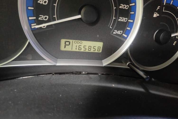 Used Subaru Forester 2012 Classic 2.5XS Automatic Deluxe Navigation Edition Odometer Close Up