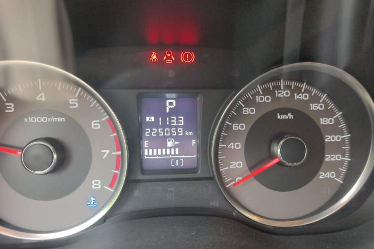Used Subaru Forester 2013 2.5i Automatic Prestige Edition Odometer Close Up