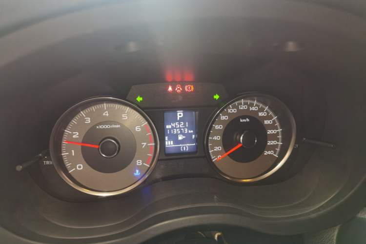 Used Subaru Forester 2013 2.5i Automatic Prestige Edition Odometer Close Up